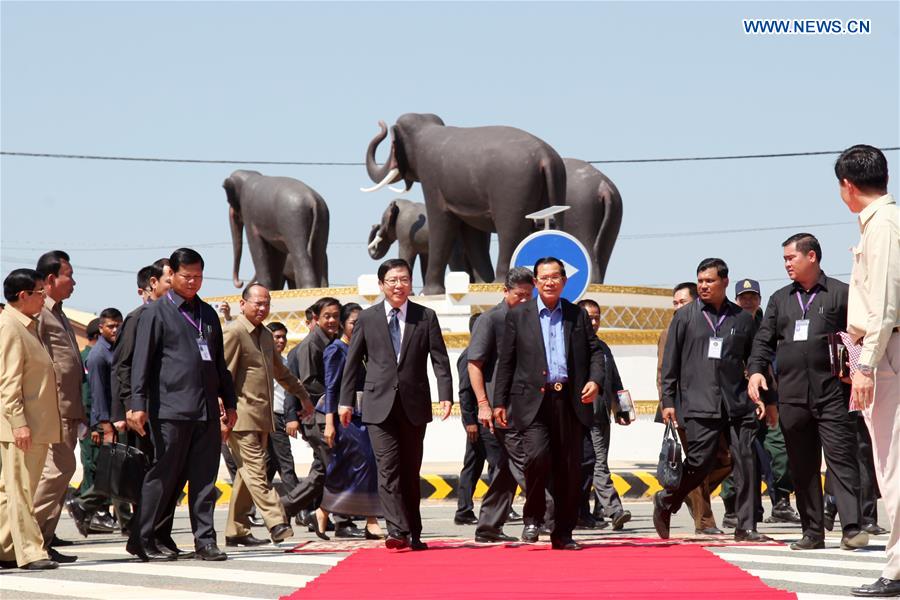 CAMBODIA-CHINA-FUNDED ROAD-INAUGURATION