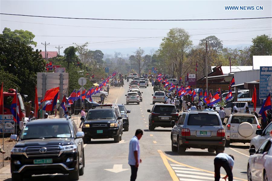 CAMBODIA-CHINA-FUNDED ROAD-INAUGURATION