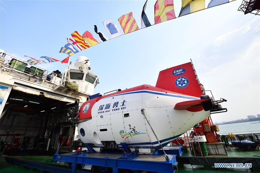 (SCI-TECH)CHINA-HAINAN-TANSUO-1-EXPEDITION (CN)