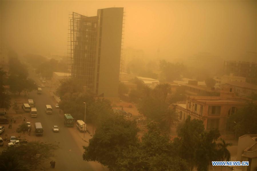 SUDAN-KHARTOUM-DUST STORM 