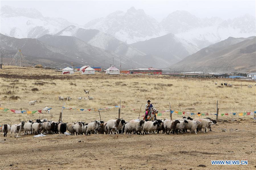 CHINA-GANSU-POVERTY ALLEVIATION-BREEDING-TOURISM-INDUSTRY (CN)