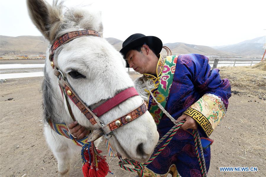 CHINA-GANSU-POVERTY ALLEVIATION-BREEDING-TOURISM-INDUSTRY (CN)