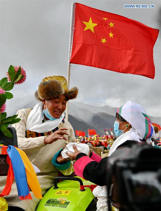 CHINA-TIBET-AGRICULTURE-SPRING PLOUGHING (CN)