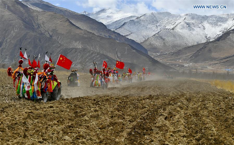 CHINA-TIBET-AGRICULTURE-SPRING PLOUGHING (CN)