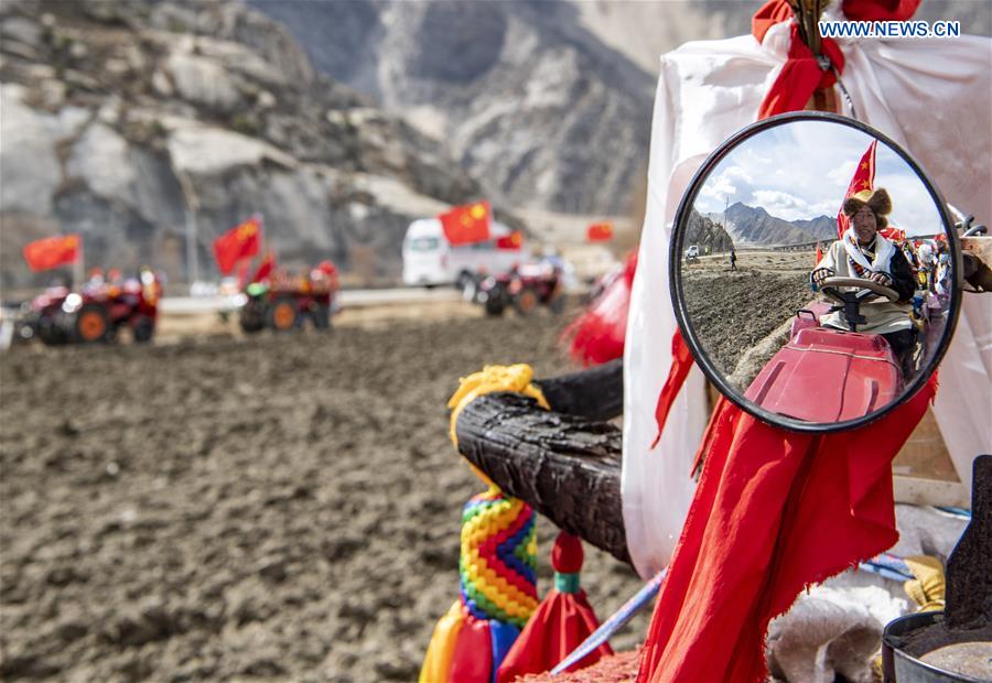 CHINA-TIBET-AGRICULTURE-SPRING PLOUGHING (CN)