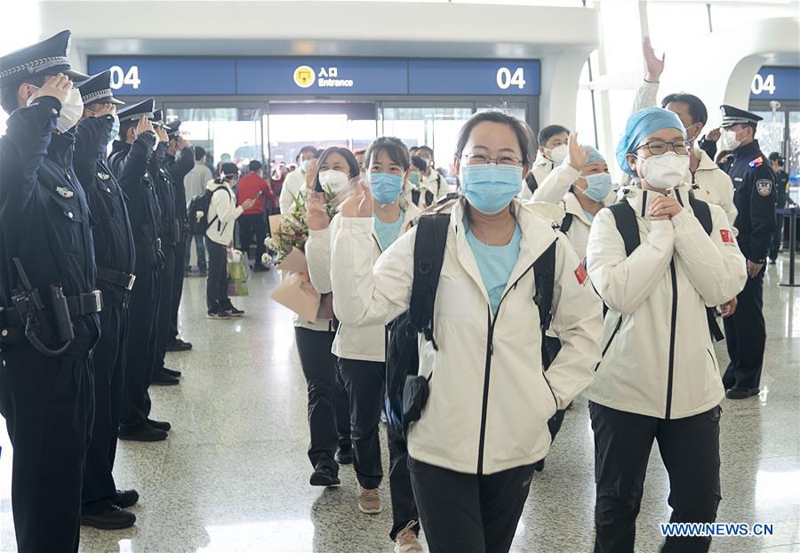 CHINA-WUHAN-COVID-19-TIANJIN-MEDICS-DEPARTURE (CN)