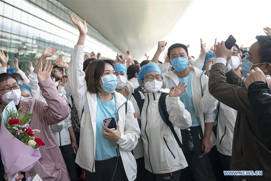 CHINA-WUHAN-COVID-19-TIANJIN-MEDICS-DEPARTURE (CN)