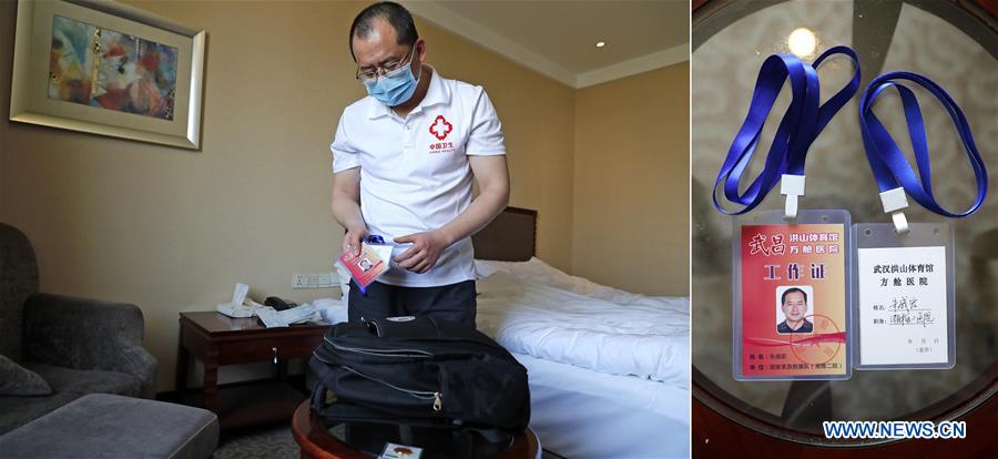 CHINA-WUHAN-COVID-19-MEDICS-RETURN-LUGGAGE (CN)