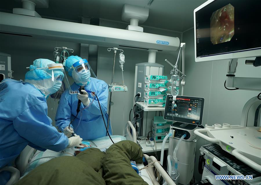 CHINA-WUHAN-HUOSHENSHAN HOSPITAL-INTENSIVE CARE UNIT (CN)