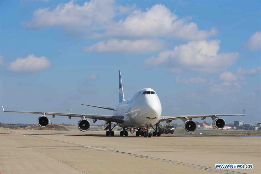 BELGIUM-CHINA-FRANCE-COVID-19-DONATED MASKS-ARRIVAL