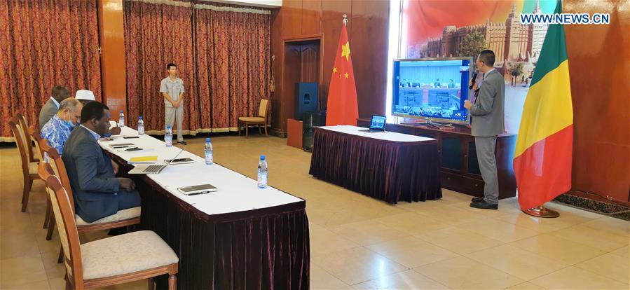 AFRICA-CHINA-COVID-19-VIDEO CONFERENCE-COOPERATION