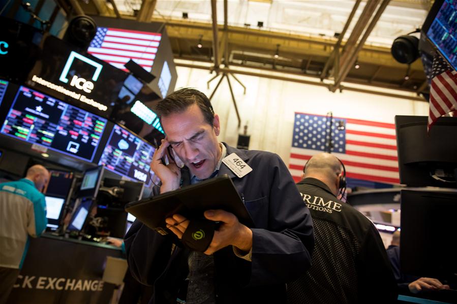 Wall Street Tumbles In Panic Selling Amid COVID-19 Crisis - Xinhua ...