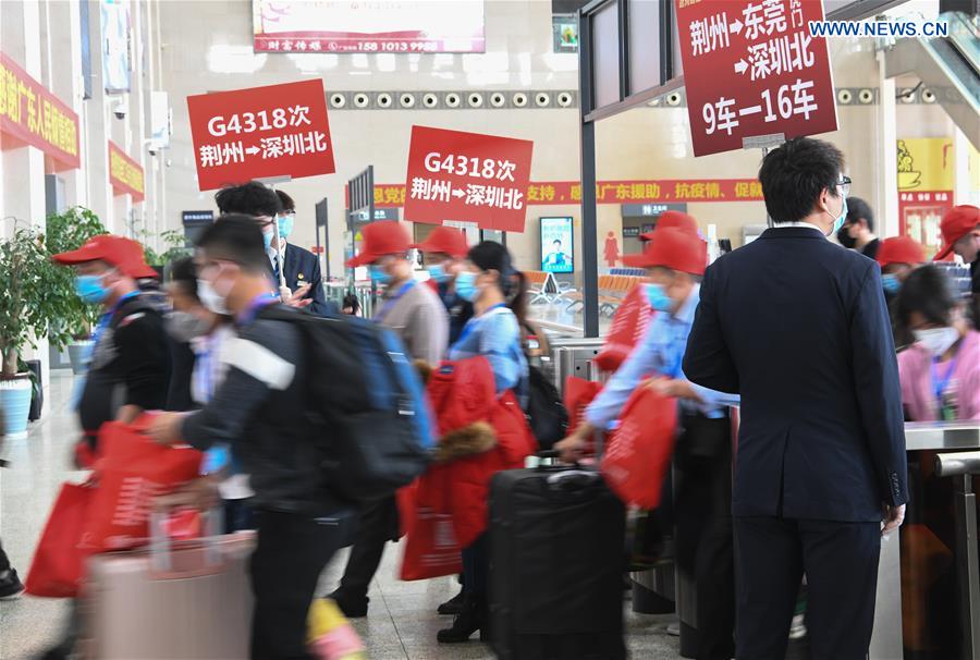 CHINA-HUBEI-JINGZHOU-MIGRANT WORKERS (CN)