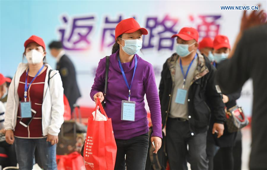 CHINA-HUBEI-JINGZHOU-MIGRANT WORKERS (CN)