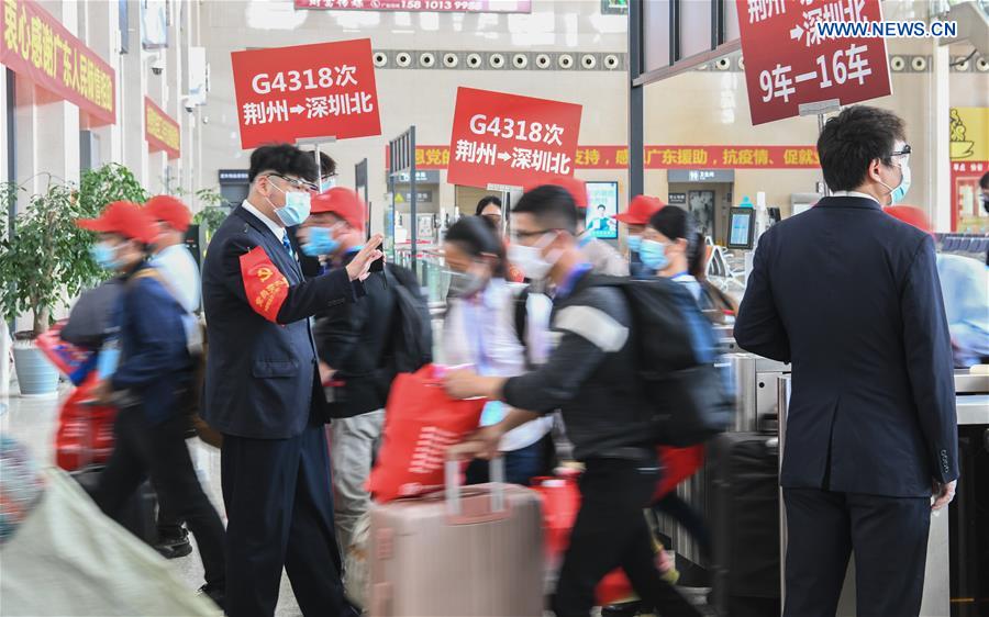 CHINA-HUBEI-JINGZHOU-MIGRANT WORKERS (CN)