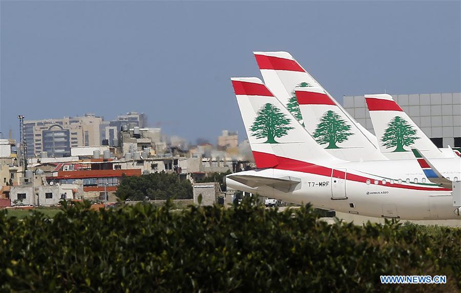 LEBANON-BEIRUT-AIRPORT-CLOSURE