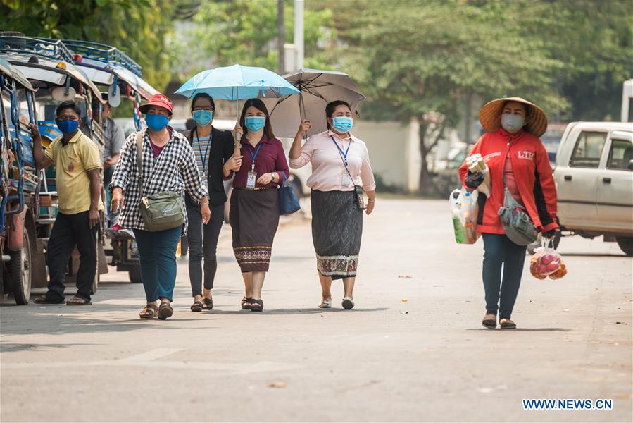 LAOS-VIENTIANE-COVID19-DAILY LIFE