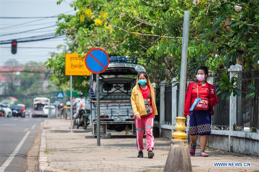 LAOS-VIENTIANE-COVID19-DAILY LIFE