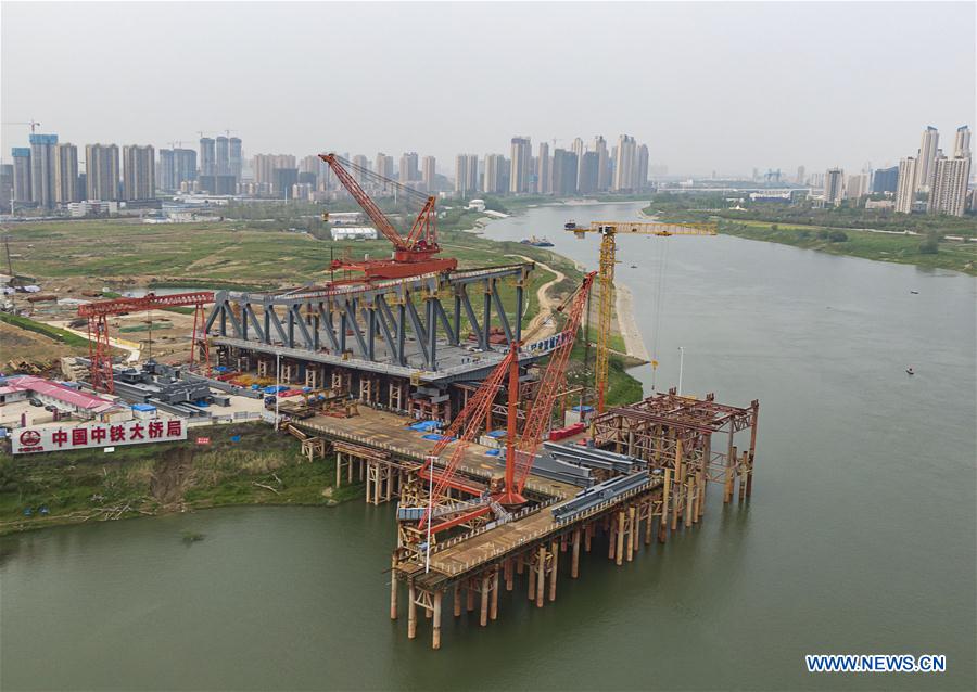 CHINA-HUBEI-WUHAN-BRIDGE-CONSTRUCTION-RESUMPTION (CN)