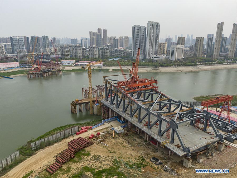 CHINA-HUBEI-WUHAN-BRIDGE-CONSTRUCTION-RESUMPTION (CN)