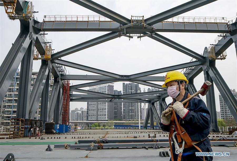 CHINA-HUBEI-WUHAN-BRIDGE-CONSTRUCTION-RESUMPTION (CN)