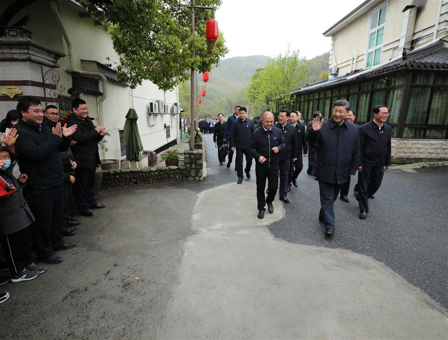 CHINA-ZHEJIANG-ANJI-XI JINPING-INSPECTION (CN)