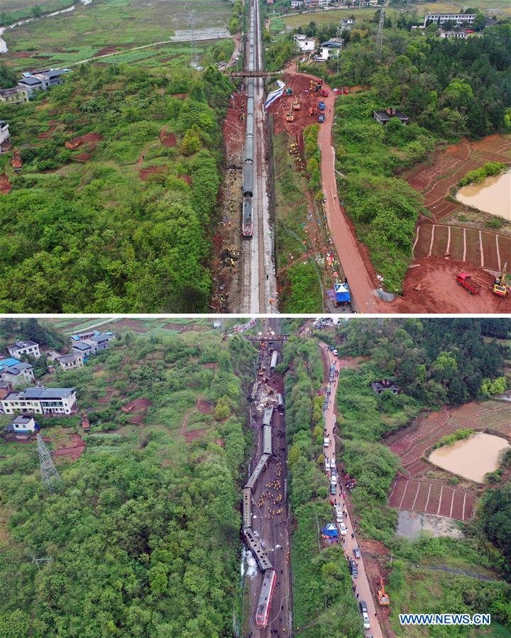 CHINA-HUNAN-CHENZHOU-TRAIN DERAILMENT-RESUMPTION (CN)