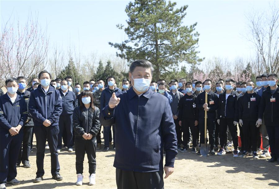 CHINA-BEIJING-LEADERS-TREE PLANTING (CN)