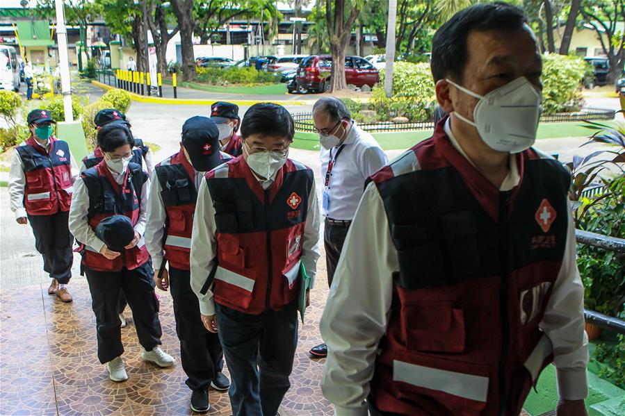 PHILIPPINES-MANILA-COVID-19-CHINESE MEDICAL TEAM-DOH-BRIEFING SESSION