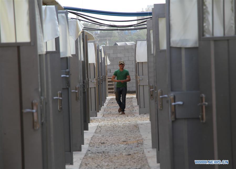 MIDEAST-GAZA-COVID-19-HOSPITAL-CONSTRUCTION