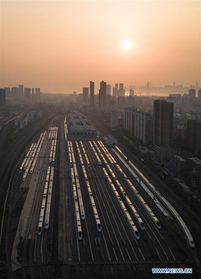 CHINA-HUBEI-WUHAN-HIGH-SPEED TRAIN-PREPARATION (CN)