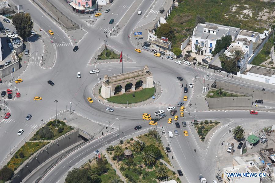 TUNISIA-TUNIS-BIRD'S EYE VIEW