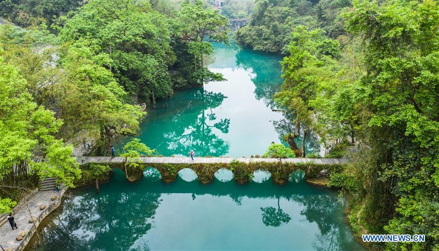 CHINA-GUIZHOU-LIBO-SPRING SCENERY (CN)