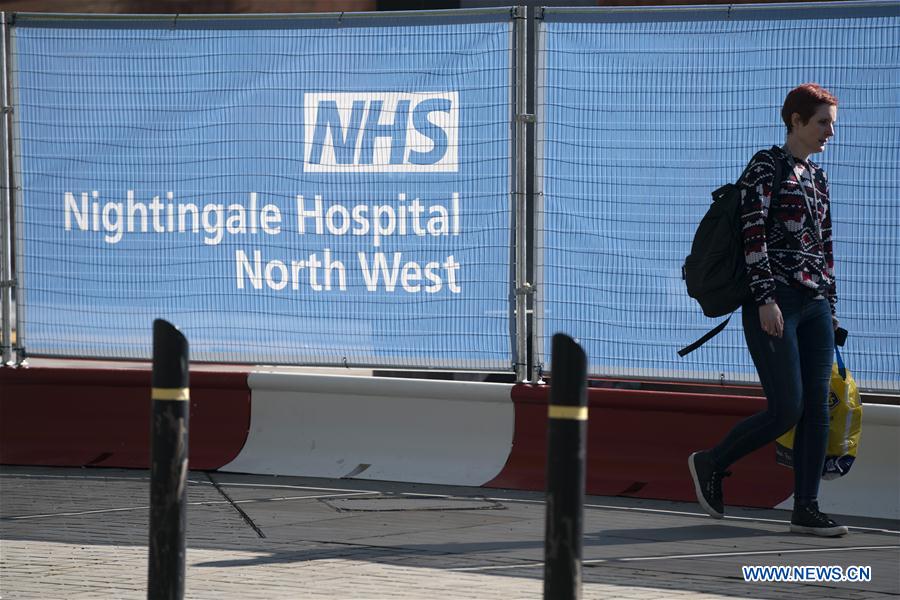 in pics: nhs nightingale hospital north west in manchester