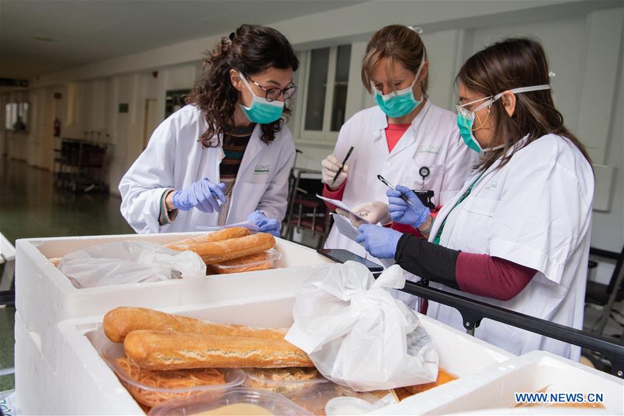 SPAIN-BARCELONA-COVID-19-MEDICAL WORKER