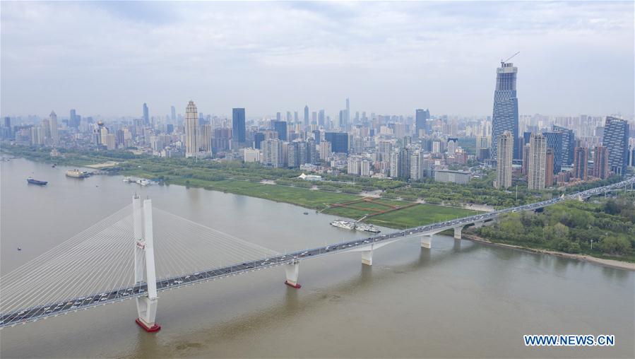 CHINA-HUBEI-WUHAN-THE SECOND YANGTZE RIVER BRIDGE-TRAFFIC (CN)