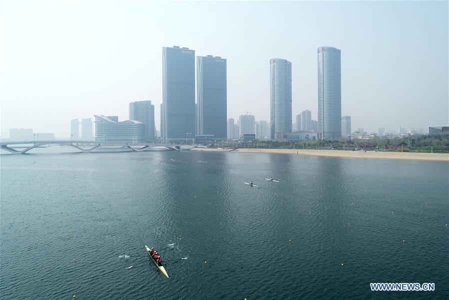 (SP)CHINA-SHANDONG-ROWING AND CANOE-TRAINING