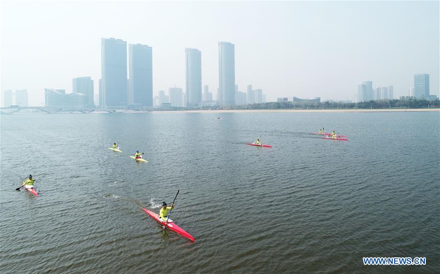 (SP)CHINA-SHANDONG-ROWING AND CANOE-TRAINING