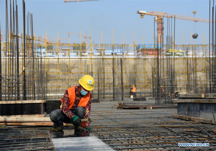 (SP)CHINA-RIZHAO-SHANDONG PROVINCIAL SPORTS GAMES-STADIUMS-CONSTRUCTION (CN)