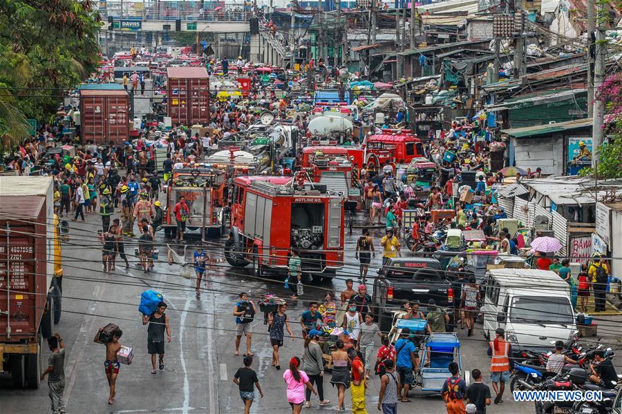 PHILIPPINES-MANILA-SLUM-FIRE