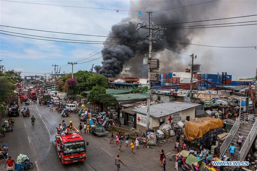 PHILIPPINES-MANILA-SLUM-FIRE