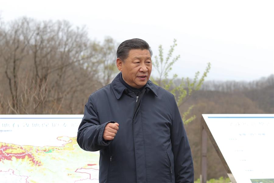 CHINA-SHAANXI-QINLING-XI JINPING-INSPECTION (CN)