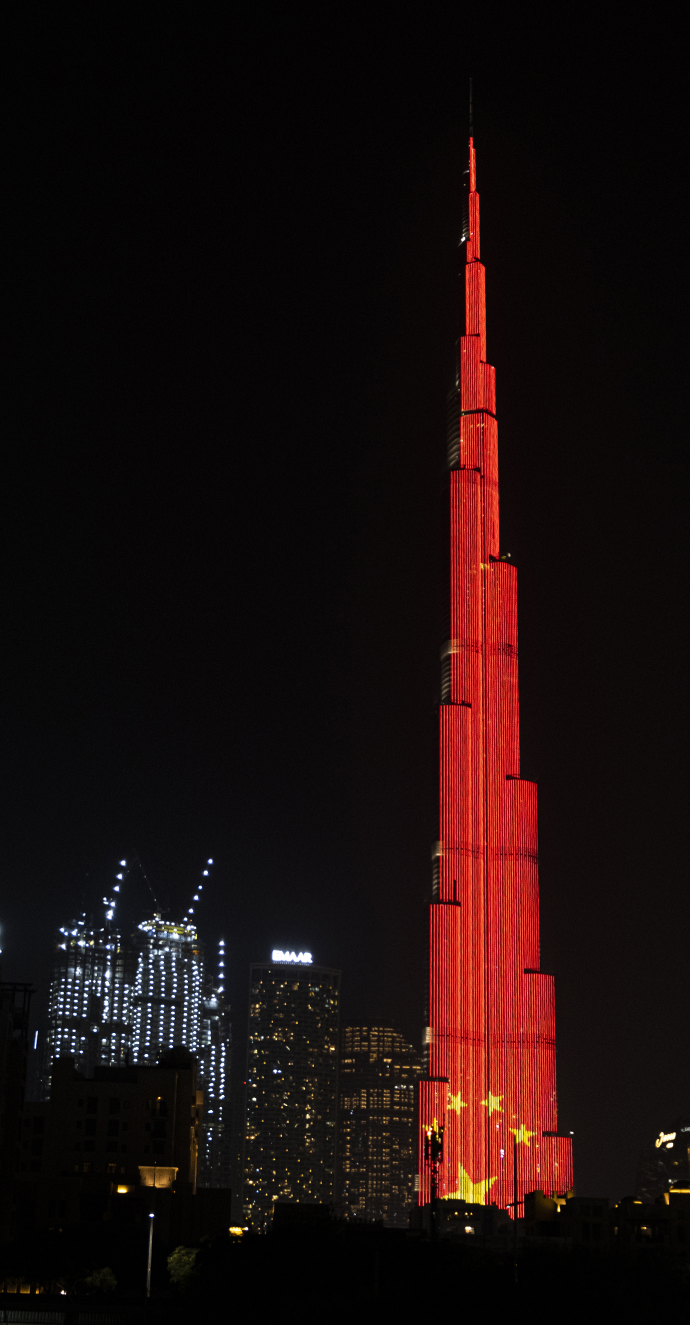 Landmarks worldwide light up in red to welcome Year of the Rat - Xinhua