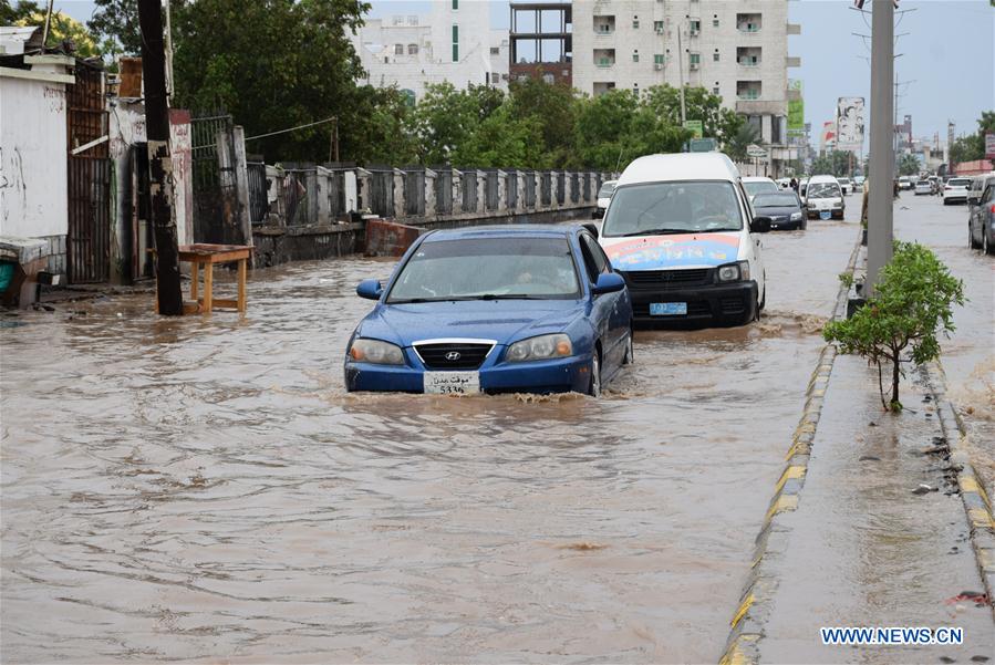 YEMEN-ADEN-HEAVY RAIN