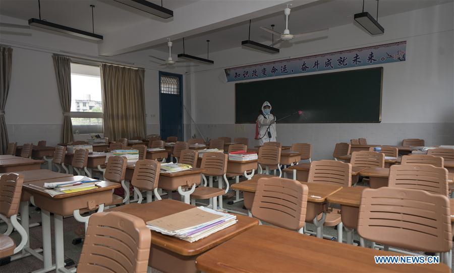 CHINA-HUBEI-WUHAN-SCHOOL-REOPENING-PREPARATION (CN)