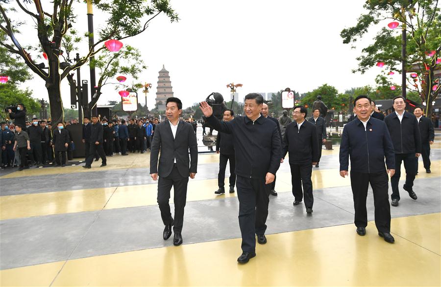 CHINA-SHAANXI-XI'AN-XI JINPING-INSPECTION (CN)