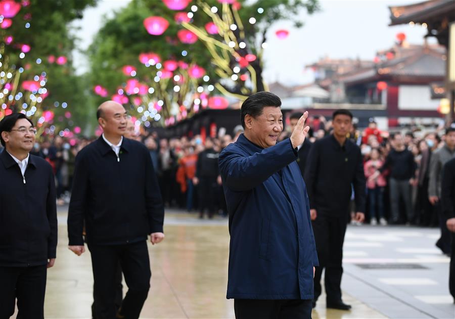 CHINA-SHAANXI-XI'AN-XI JINPING-INSPECTION (CN)