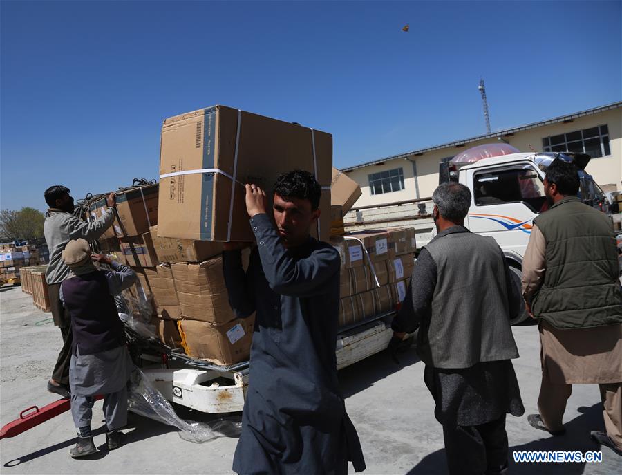 AFGHANISTAN-KABUL-CHINA-AID-COVID-19