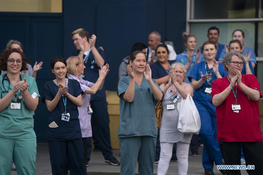 BRITAIN-LIVERPOOL-COVID-19-CLAP FOR OUR CARERS