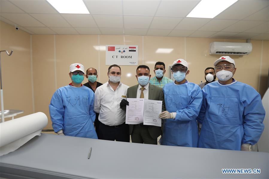 IRAQ-BAGHDAD-COVID-19-CHINA-CT SCANNER